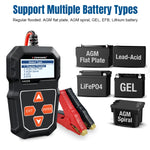 KONNWEI KW208 Tester per batteria con schermo a colori TFT per auto, supporta 8 lingue, KW208