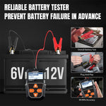 KONNWEI KW208 Tester per batteria con schermo a colori TFT per auto, supporta 8 lingue, KW208