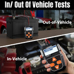 KONNWEI KW208 Tester per batteria con schermo a colori TFT per auto, supporta 8 lingue, KW208