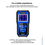 KONNWEI KW450 Tester per batteria con schermo a colori TFT da 2,8 pollici per auto, supporto 2 lingue/sistema XP WIN7 WIN8 WIN10, KW450