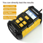 KONNWEI KW510 Tester batteria per auto 3 in 1/caricatore/riparatore Supporto 8 lingue, KW510(EU Plug), KW510(US Plug)