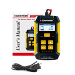 KONNWEI KW510 Tester batteria per auto 3 in 1/caricatore/riparatore Supporto 8 lingue, KW510(EU Plug), KW510(US Plug)
