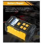 KONNWEI KW510 Tester batteria per auto 3 in 1/caricatore/riparatore Supporto 8 lingue, KW510(EU Plug), KW510(US Plug)