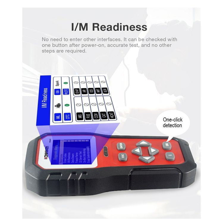 KONNWEI KW860 Tester per batteria con schermo a colori TFT da 2,8 pollici per auto Supporto 8 lingue / Funzione di analisi chiave I, KW860