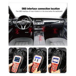 KONNWEI KW860 Tester per batteria con schermo a colori TFT da 2,8 pollici per auto Supporto 8 lingue / Funzione di analisi chiave I, KW860