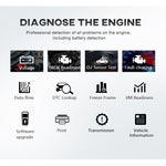 KONNWEI KW860 Tester per batteria con schermo a colori TFT da 2,8 pollici per auto Supporto 8 lingue / Funzione di analisi chiave I, KW860