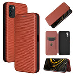 Custodia portafoglio magnetica in pelle per Xiaomi Poco M3