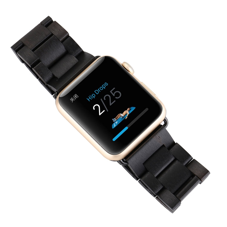 Cinturino da polso di ricambio in legno, For Apple Watch Series 7  41mm / & 6 & SE & 5 & 4 40mm, For Apple Watch Series  7  45mm / & 6 & SE & 5 & 4 44mm