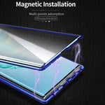 Custodia vetro temperato magnetica per Samsung Galaxy Note10