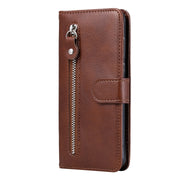 Custodia in pelle a vibrazione orizzontale con cerniera in vitello alla moda con supporto e slot per schede e funzione portafoglio, For Samsung Galaxy S20 FE, For Xiaomi Poco X3 NFC