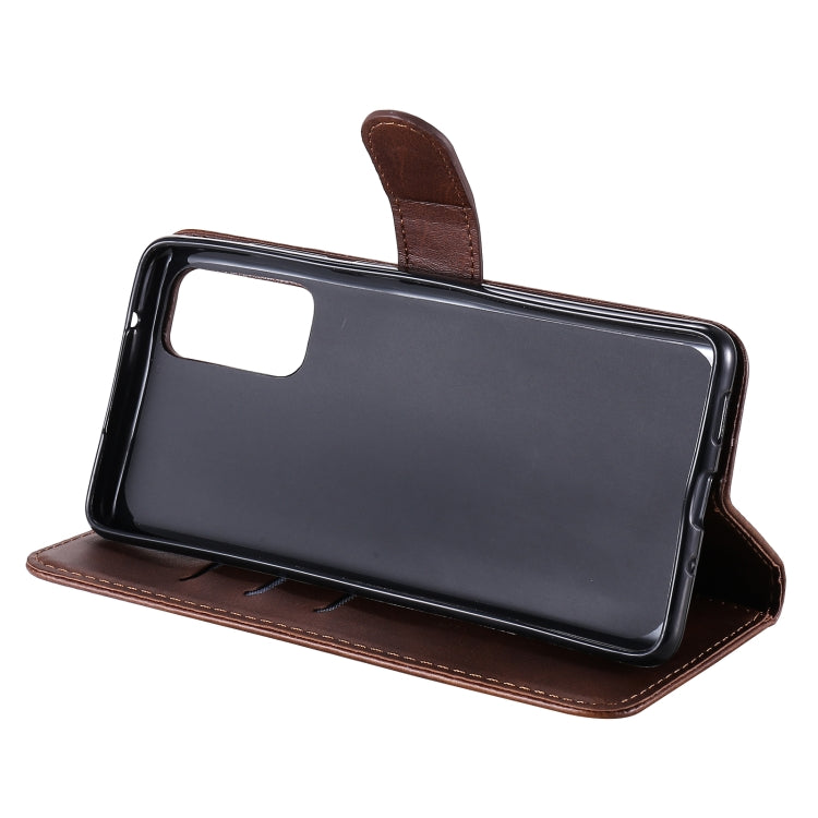 Custodia portafoglio in pelle con cerniera per Poco X3 NFC