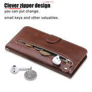 Custodia in pelle a vibrazione orizzontale con cerniera in vitello alla moda con supporto e slot per schede e funzione portafoglio, For Samsung Galaxy S20 FE, For Xiaomi Poco X3 NFC