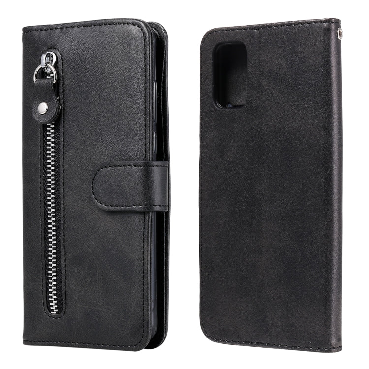 Custodia portafoglio in pelle con cerniera per Poco X3 NFC