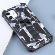 Camouflage Armor TPU antiurto + custodia protettiva magnetica per PC con supporto, For iPhone 12 / 12 Pro, For iPhone 12 Pro Max, For iPhone 12 mini