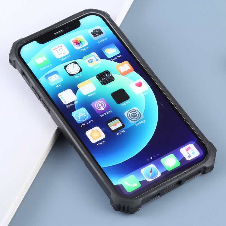 Custodia TPU antiurto camouflage con supporto per iPhone 12 Pro M