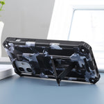 Custodia TPU antiurto camouflage con supporto per iPhone 12 Pro M