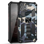 Custodia TPU antiurto camouflage con supporto per iPhone 12 Pro M