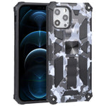 Custodia TPU antiurto camouflage con supporto per iPhone 12 Pro M