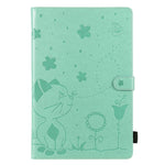 Custodia tablet in pelle con supporto e slot carte