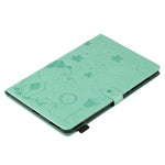 Custodia tablet in pelle con supporto e slot carte