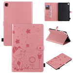 Custodia tablet in pelle con supporto e slot carte