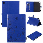 Custodia tablet in pelle con supporto e slot carte