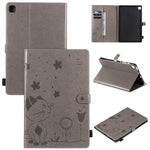 Custodia tablet in pelle con supporto e slot carte