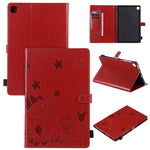 Custodia tablet in pelle con supporto e slot carte