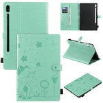 Custodia tablet in pelle con supporto e slot carte