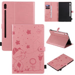 Custodia tablet in pelle con supporto e slot carte