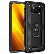 Custodia protettiva antiurto in TPU + PC con supporto girevole a 360 gradi, For Xiaomi Poco X3 NFC