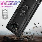 Custodia TPU e PC con supporto girevole per Xiaomi Poco X3 NFC