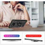 Custodia TPU e PC con supporto girevole per Xiaomi Poco X3 NFC