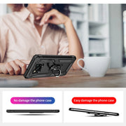 Custodia protettiva antiurto in TPU + PC con supporto girevole a 360 gradi, For Xiaomi Poco X3 NFC