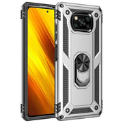 Custodia protettiva antiurto in TPU + PC con supporto girevole a 360 gradi, For Xiaomi Poco X3 NFC