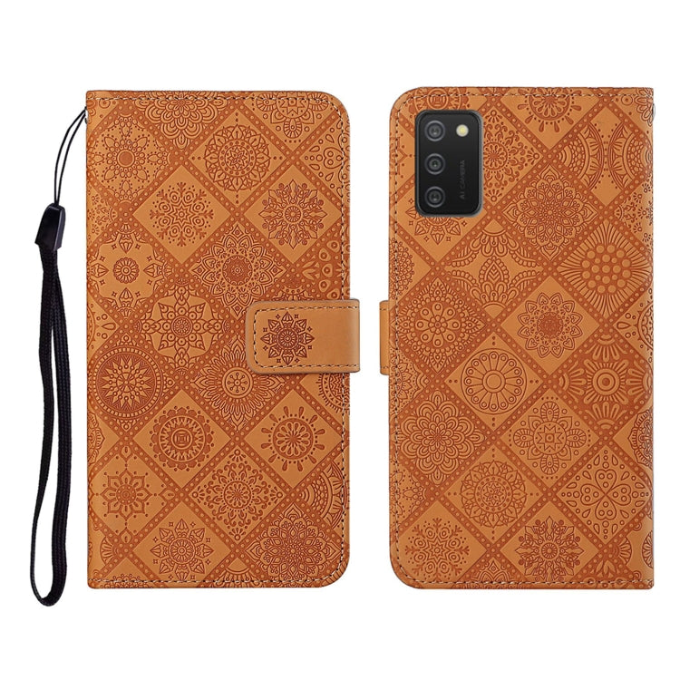 Custodia portafoglio in pelle per Samsung Galaxy A02s
