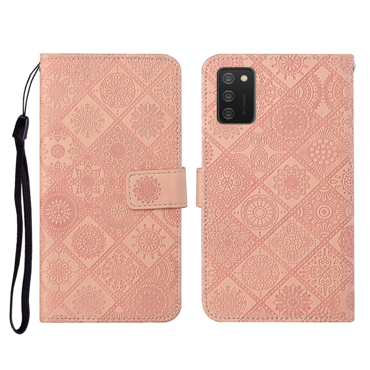 Custodia portafoglio in pelle per Samsung Galaxy A02s