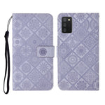 Custodia portafoglio in pelle per Samsung Galaxy A02s