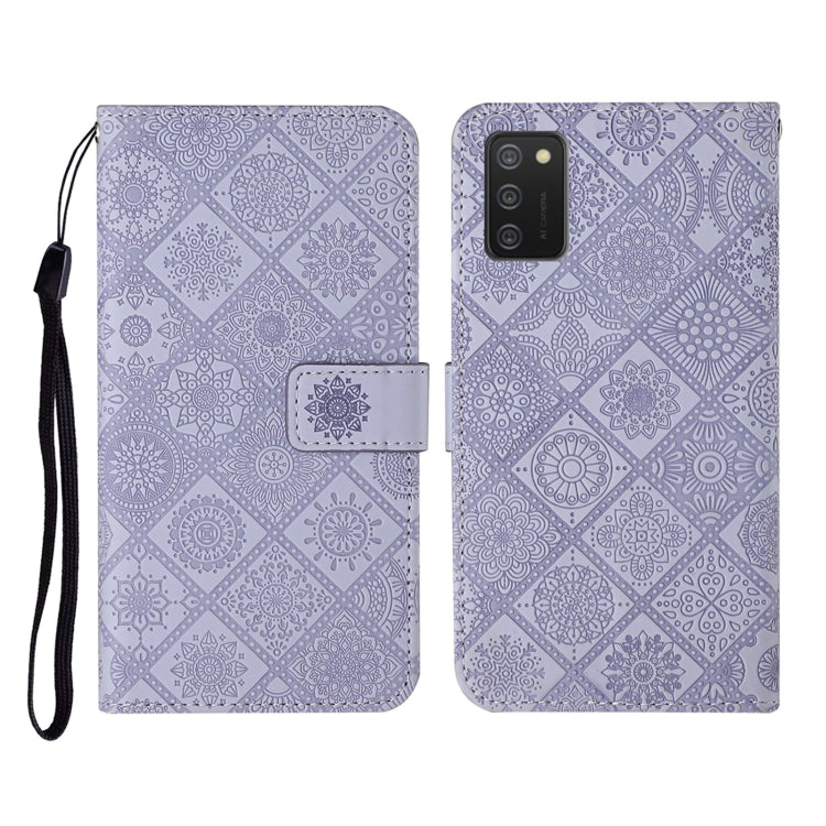 Custodia portafoglio in pelle per Samsung Galaxy A02s