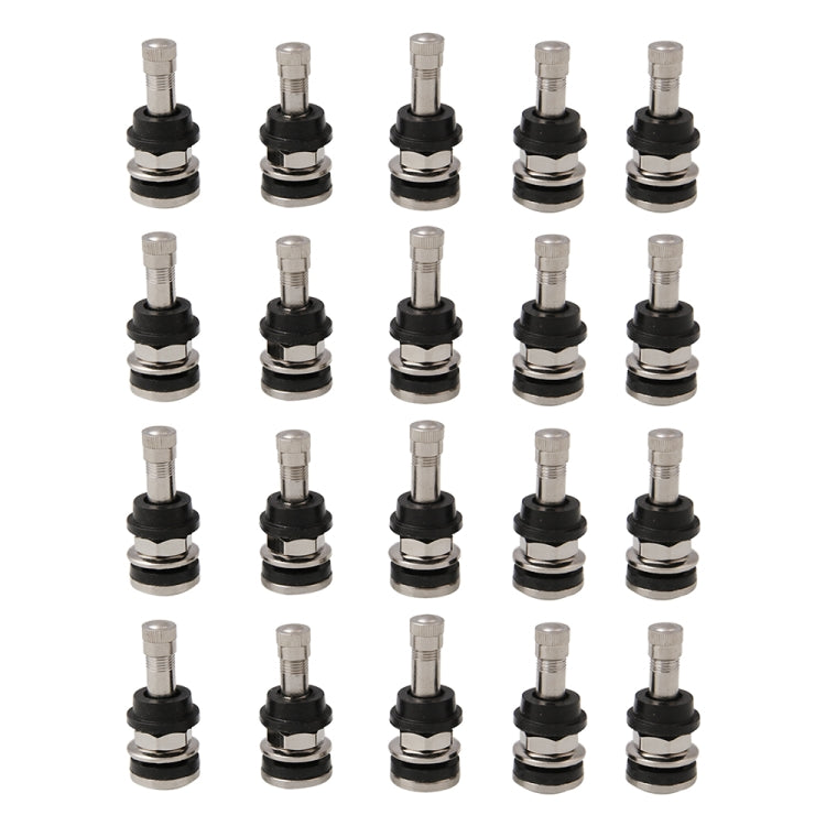 Valvola con stelo in metallo TR416 per moto da 25 pezzi per foro valvola 453 e 625, LN077