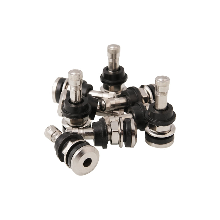 Valvola con stelo in metallo TR416 per moto da 25 pezzi per foro valvola 453 e 625, LN077