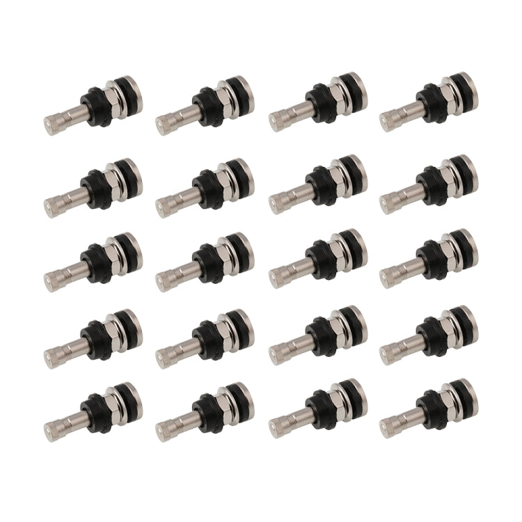 Valvola con stelo in metallo TR416 per moto da 25 pezzi per foro valvola 453 e 625, LN077
