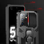 Custodia TPU antiurto con supporto per Huawei Mate 40 Pro