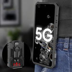 Custodia TPU antiurto con supporto per Huawei Mate 40 Pro