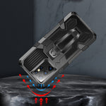 Custodia TPU antiurto con supporto per Huawei Mate 40 Pro