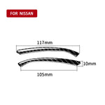 Striscia decorativa per cruscotto in fibra di carbonio per Nissan 370Z Z34 2009-, guida a destra e a sinistra universale, Dashboard