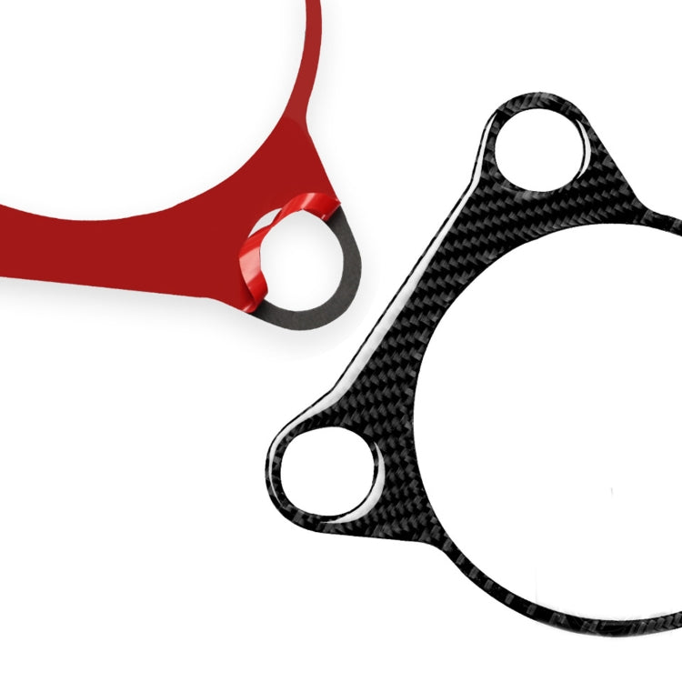 Adesivo decorativo per pannello console di posizione dell'ingranaggio in fibra di carbonio per auto per Nissan 370Z Z34 2009-, guida a destra e a sinistra universale, Whole Gear Position Console Panel
