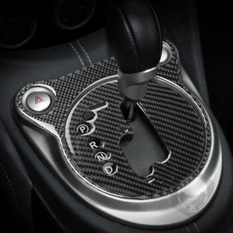 Adesivo decorativo per pannello cambio in fibra di carbonio per auto per Nissan 370Z Z34 2009-, Gear Shift Panel Left Drive, Gear Shift Panel Right Drive