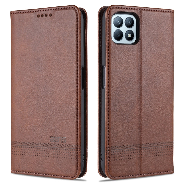 AZNS Custodia in pelle a vibrazione orizzontale con struttura in vitello magnetico con slot per carte, supporto e portafoglio, For OPPO A72 5G, For OPPO Reno3 Pro, For OPPO Reno4 / Reno4 Pro, For Samsung Galaxy S30 Plus