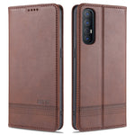 Custodia portafoglio in pelle con slot carte per OPPO Reno3 Pro